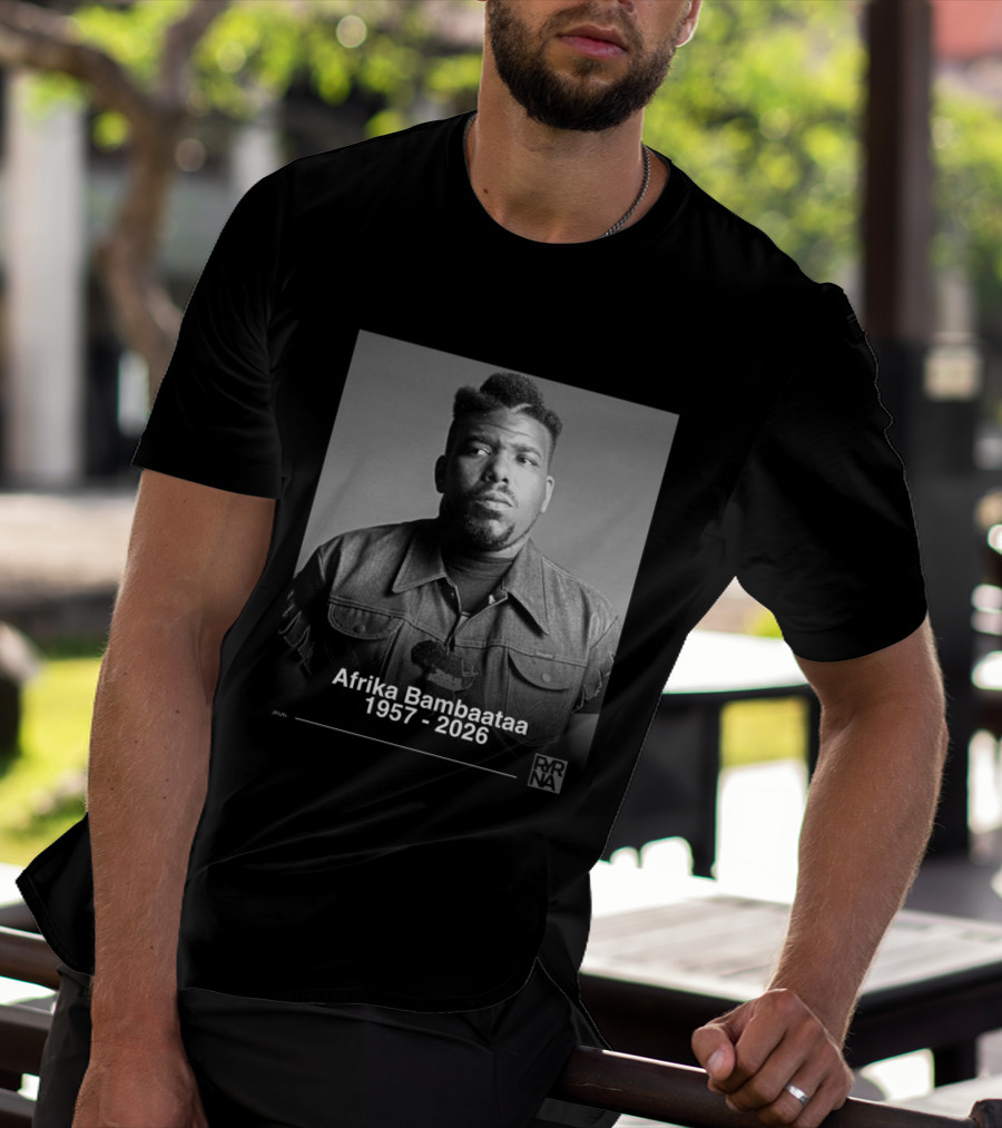 Afrika Bambaataa 1957 2026 Pioneer Legacy RNNA T-Shirt