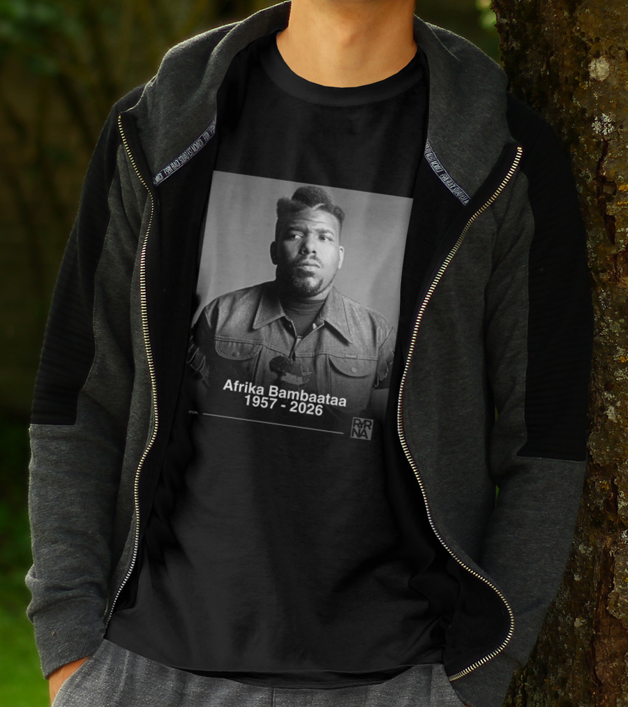 Afrika Bambaataa 1957 2026 Pioneer Legacy RNNA T-Shirt