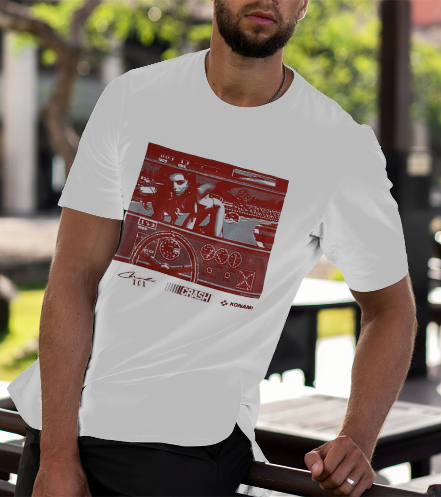 Charli XCX Konami Retro Video Game Racer Speed Aesthetic T-Shirt