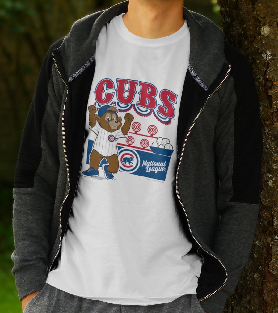 Chicago Cubs 2026 National League Mascot Step Back Up T-Shirt