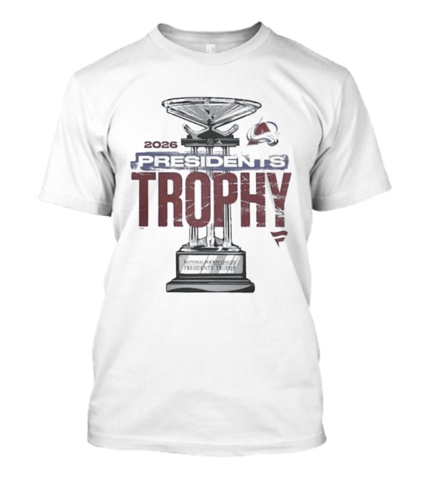 Colorado Avalanche 2026 NHL Presidents' Trophy Winner T-Shirt