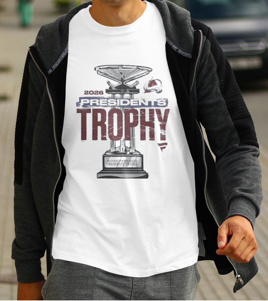 Colorado Avalanche 2026 NHL Presidents' Trophy Winner T-Shirt