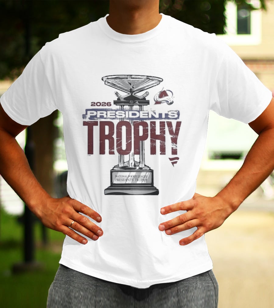 Colorado Avalanche 2026 NHL Presidents' Trophy Winner T-Shirt