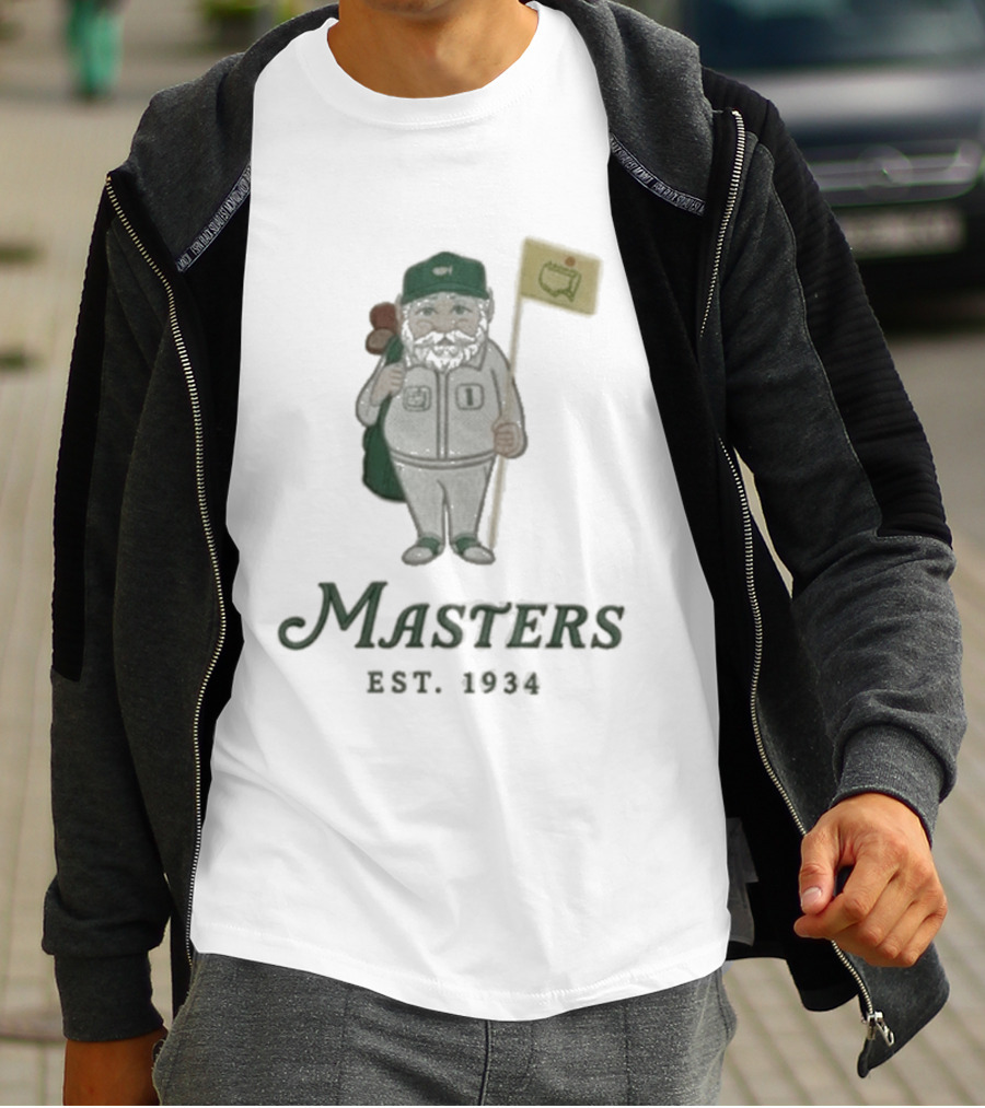 Masters Golf Gnome Est 1934 Augusta Flag T-Shirt