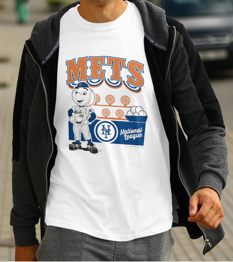 New York Mets 2026 Step Back Up National League MLB T-Shirt