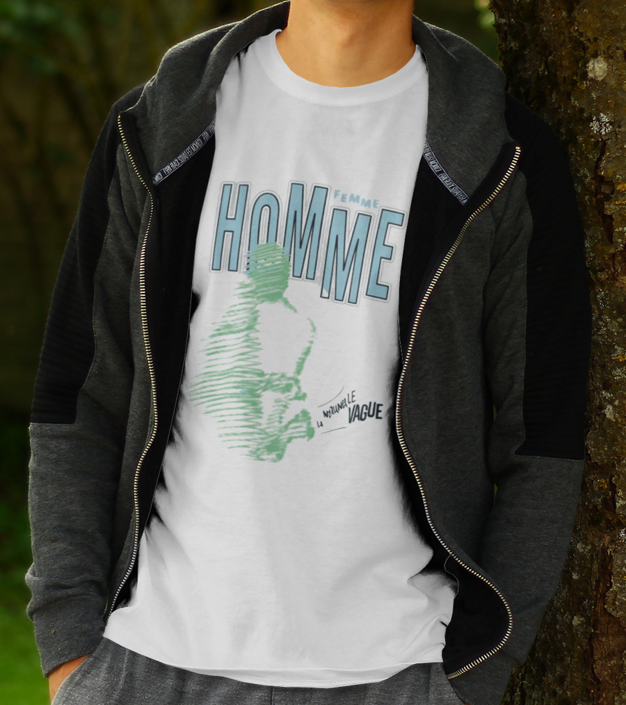 Homme Femme Justin Eboigbe La Nouvelle Vague T-Shirt