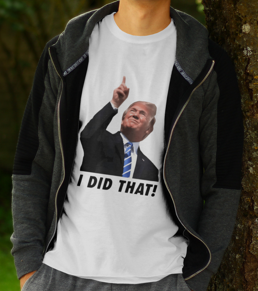 Trump I Did That Pointing Gesture Price Commentary T-Shirt
