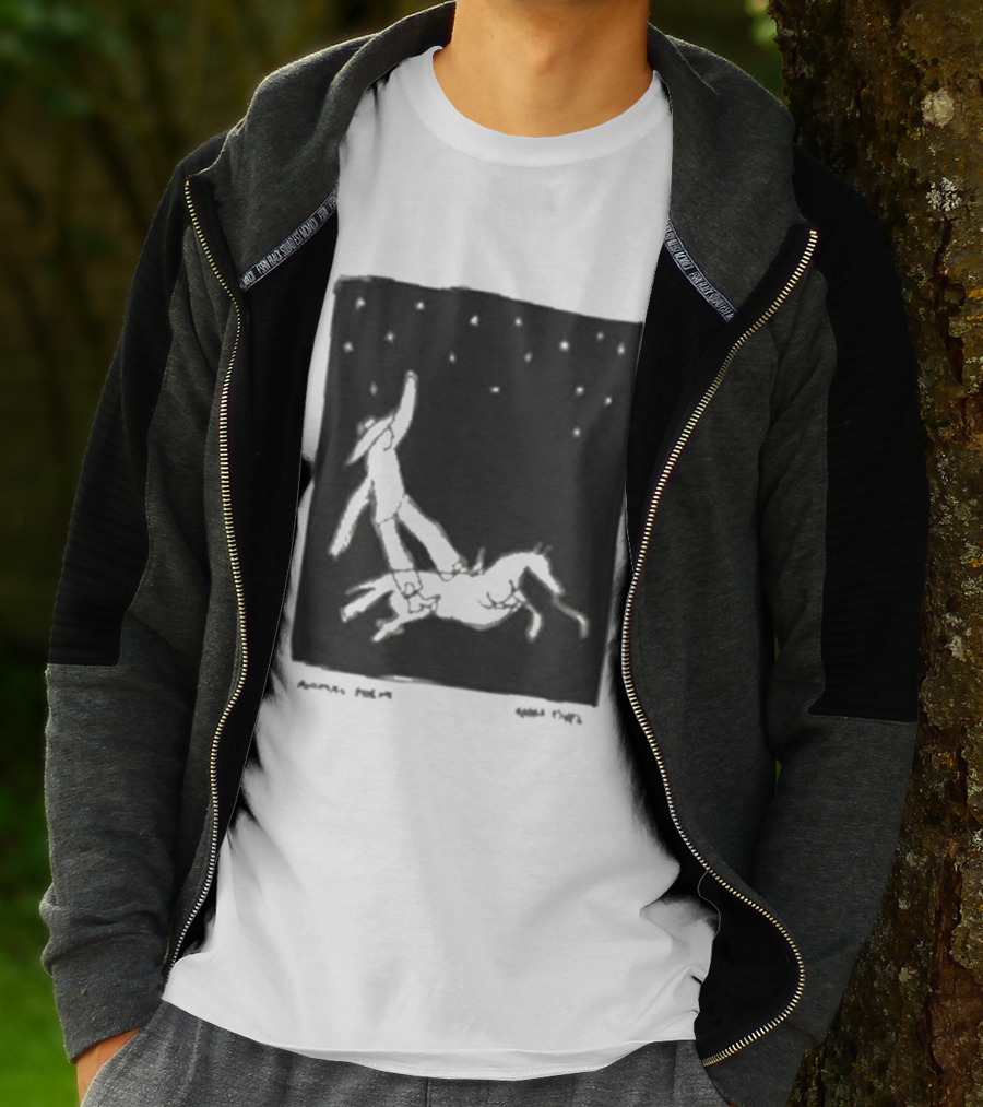 Anna Tivel Cowboy Under Starry Night T-Shirt