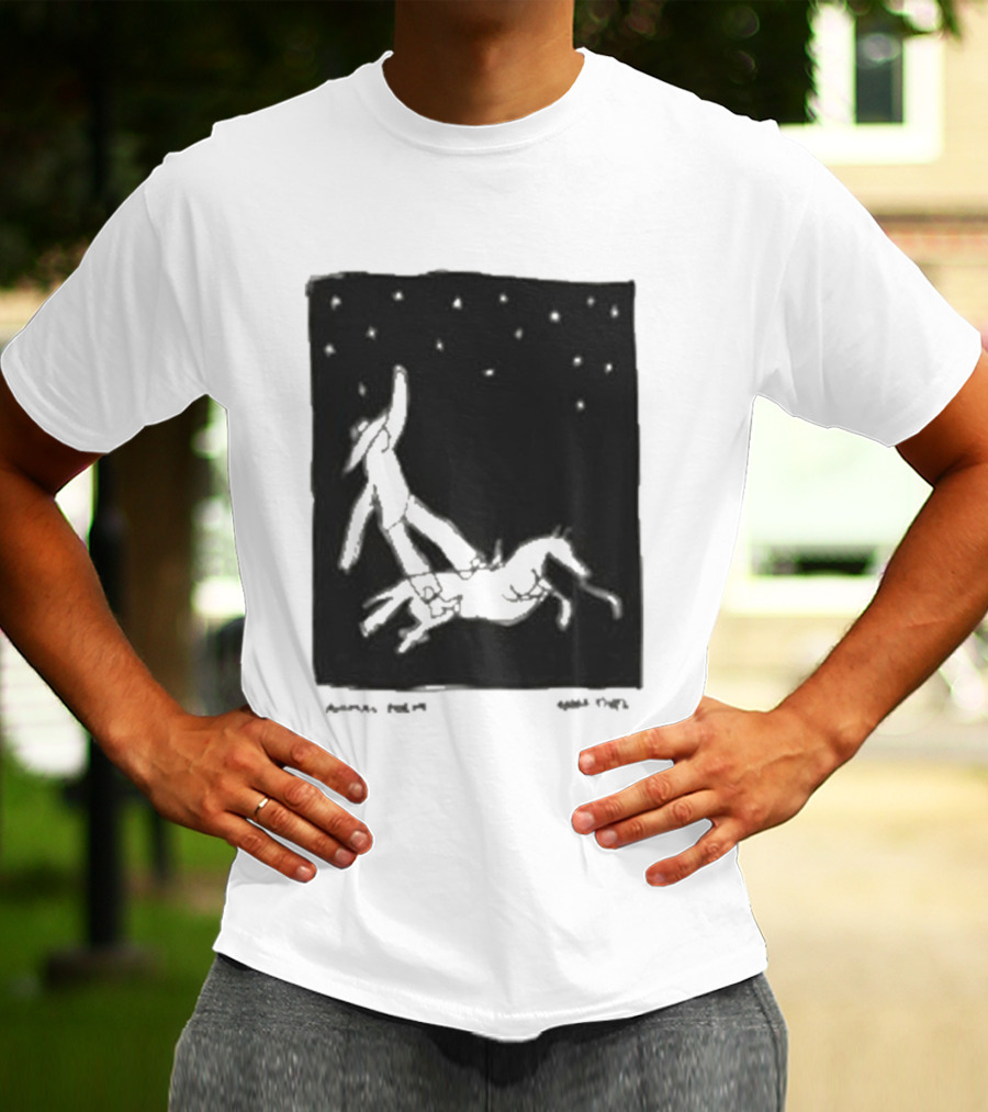 Anna Tivel Cowboy Under Starry Night T-Shirt
