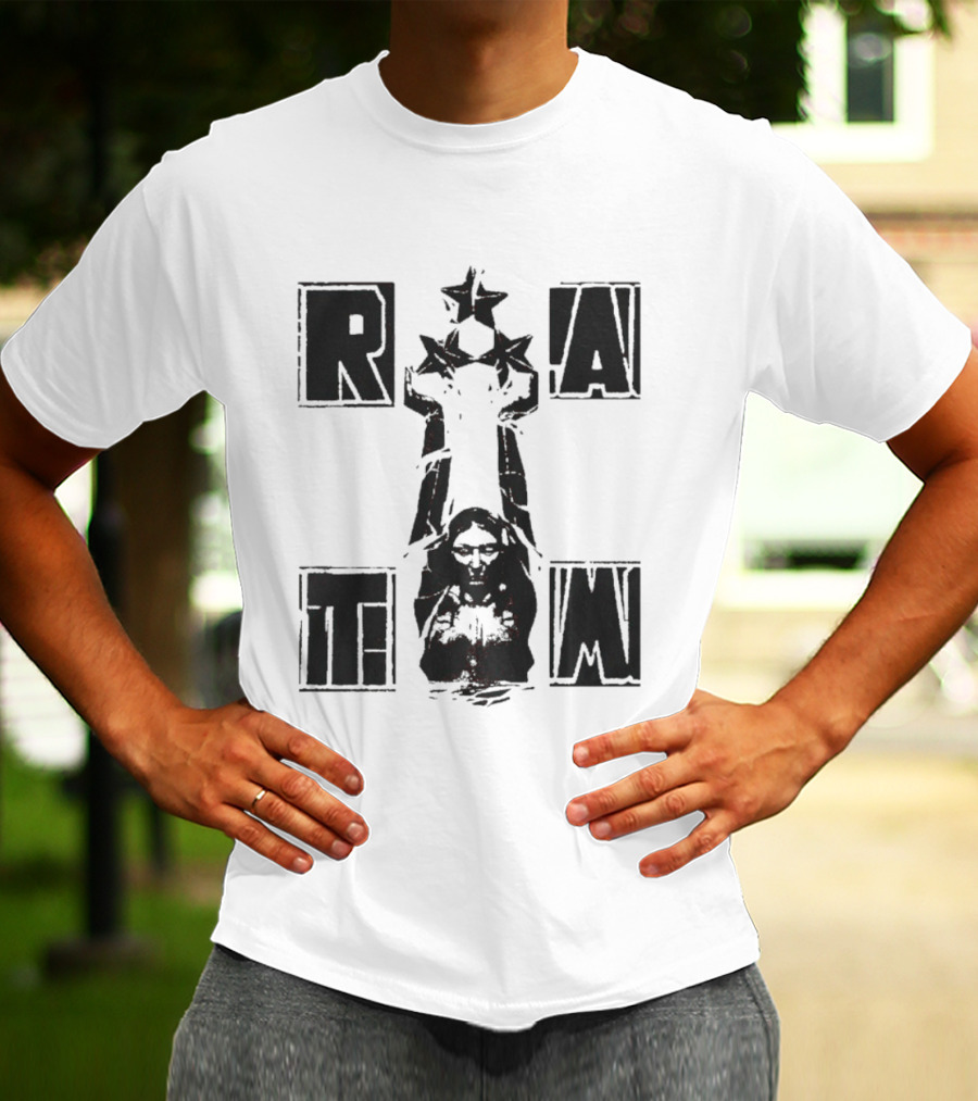 Rage Against The Machine RATM Stars Stencil T-Shirt