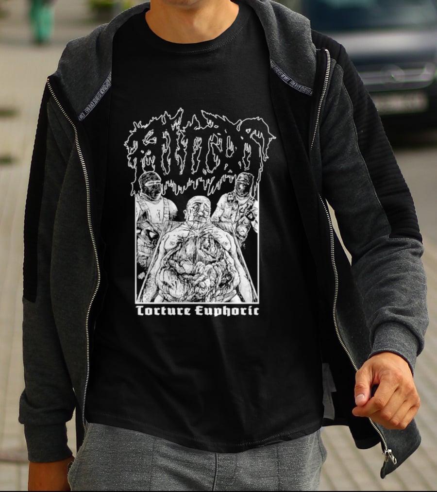 Fluids Torture Euphoric Gruesome Horror Fantasy T-Shirt