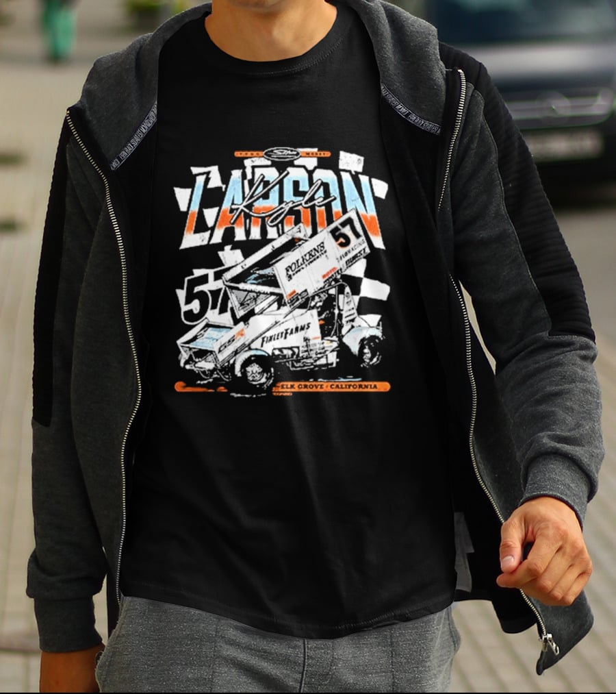 Kyle Larson 57 Racing Elk Grove California T-Shirt