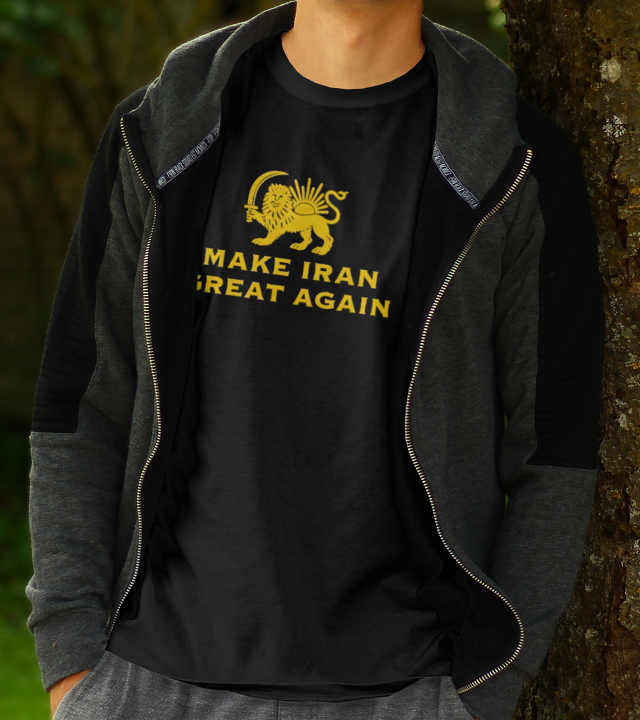 Make Iran Great Again Lion And Sword T-Shirt