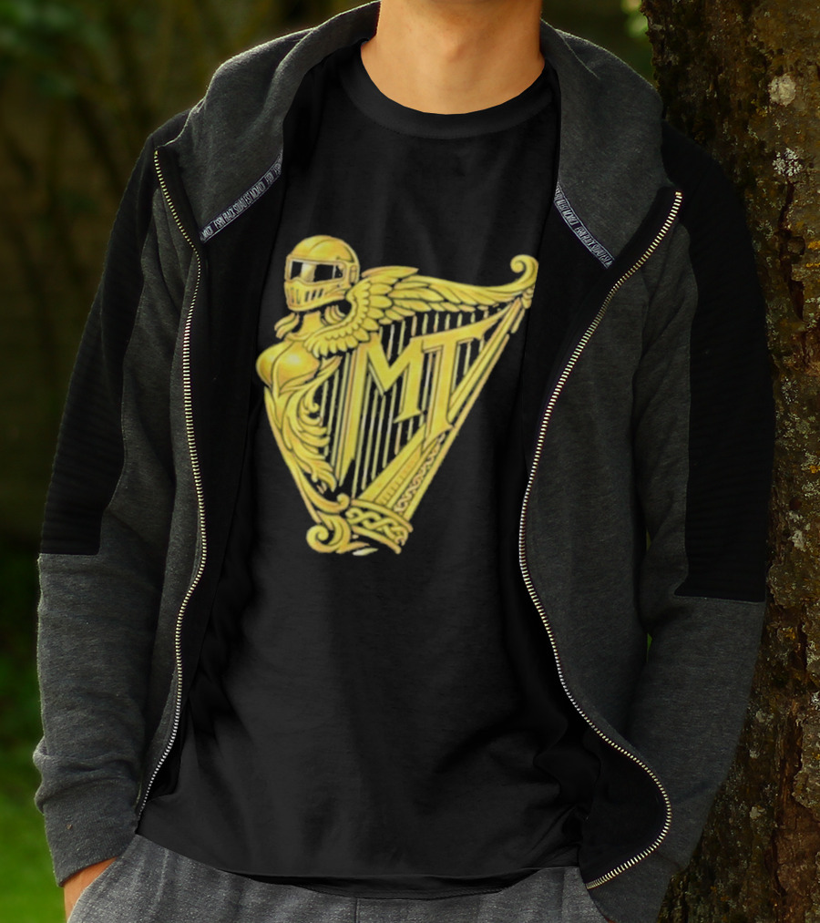 Murder Town USA MT Harp Winged Helmet T-Shirt