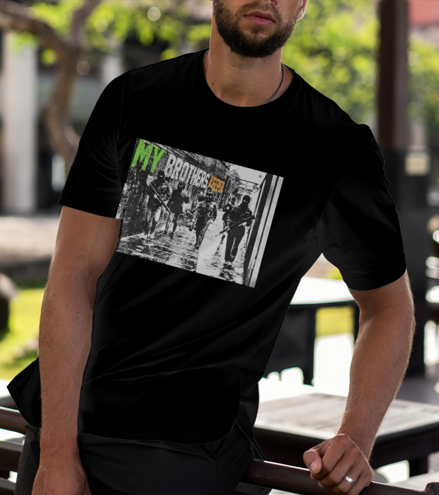 Omerta My Brothers Keeper Masked Figures Alleyway T-Shirt