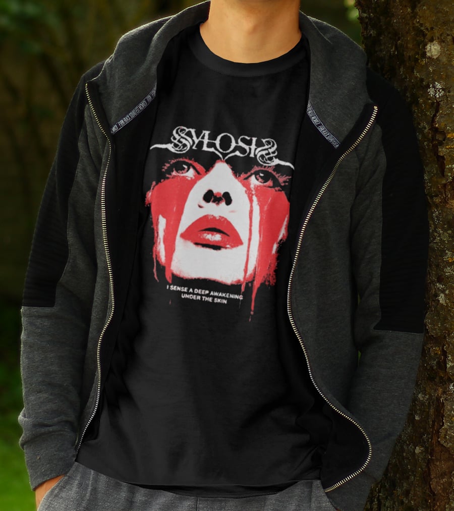 Sylosis I Sense A Deep Awakening Under The Skin Blood Tears Face T-Shirt