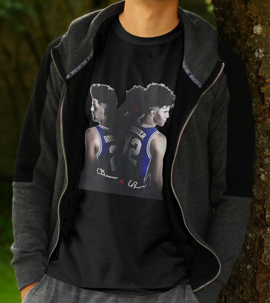 Cayden Boozer Cameron Boozer Duke Blue Devils Basketball Numbers 2 12 T-Shirt