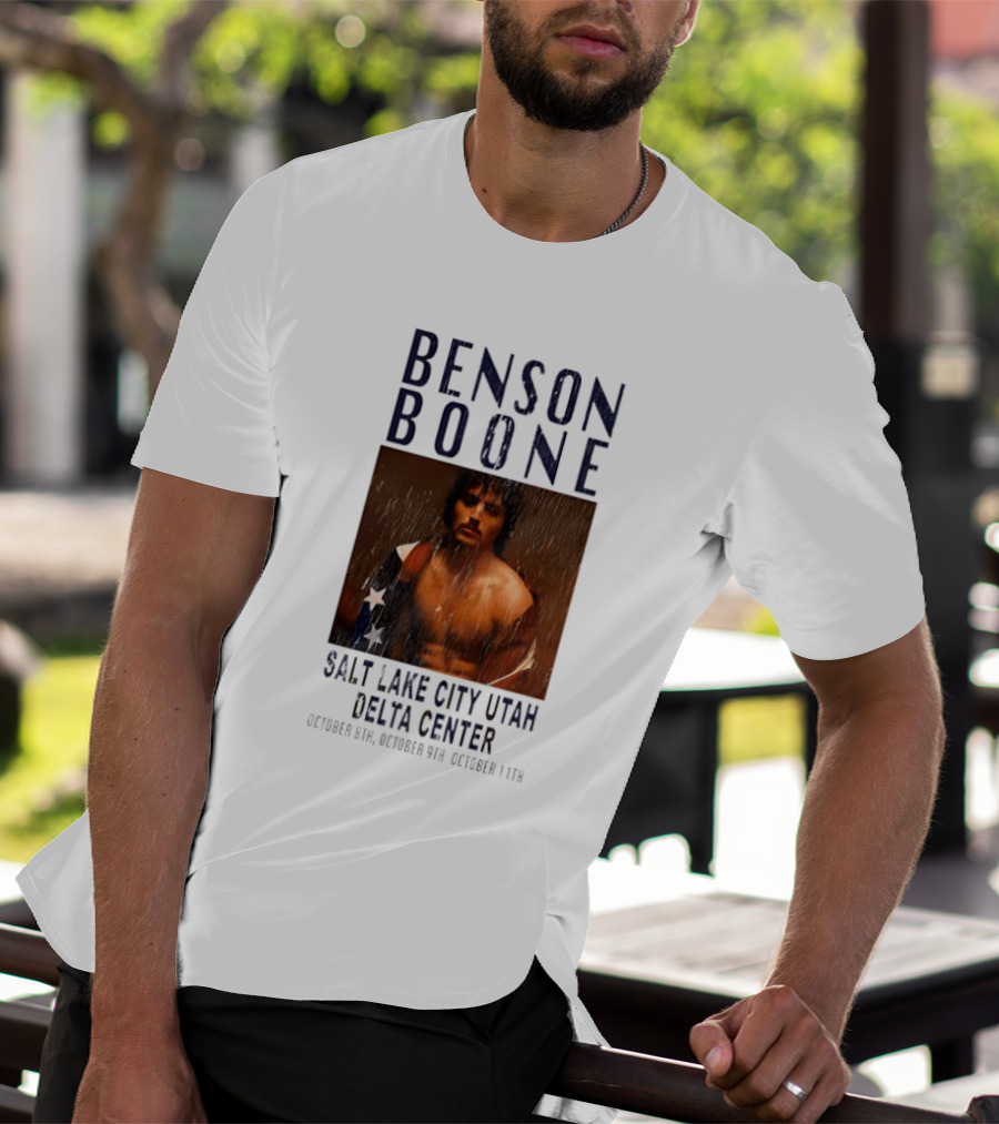 Benson Boone Salt Lake City Utah Delta Center October 8th 9th 11th T-Shirt
