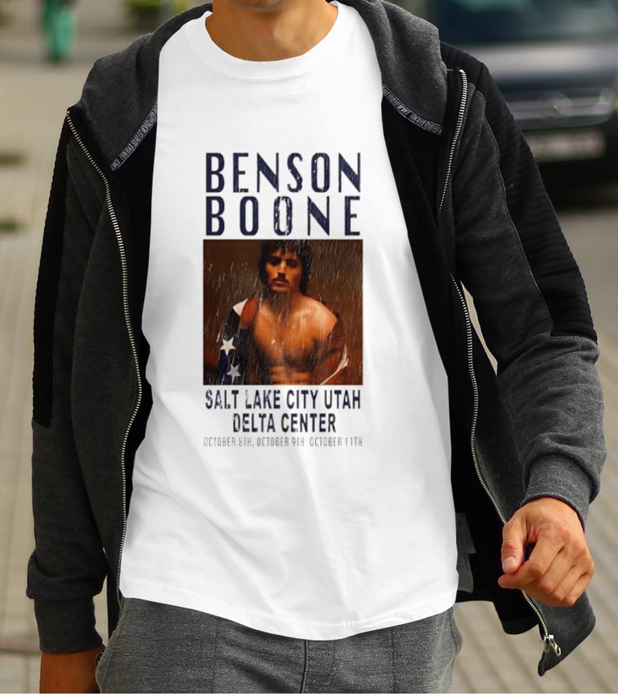 Benson Boone Salt Lake City Utah Delta Center October 8th 9th 11th T-Shirt