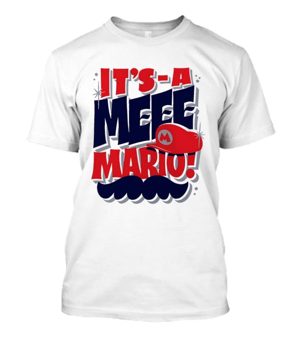 It's A Meee Mario M Moustache Cap T-Shirt