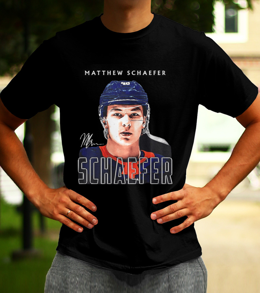 Schaefer 40 NY Islanders Hockey Player T-Shirt