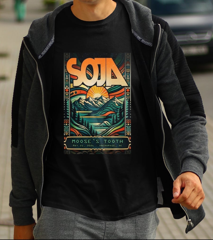 Soja Moose's Tooth Anchorage AK May 21 2026 T-Shirt