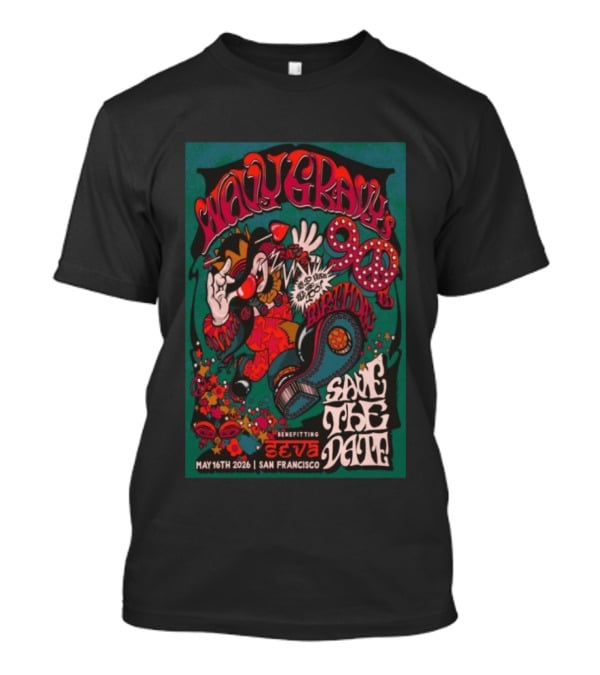 Wavy Gravy May 2026 Bay Area Gig T-Shirt