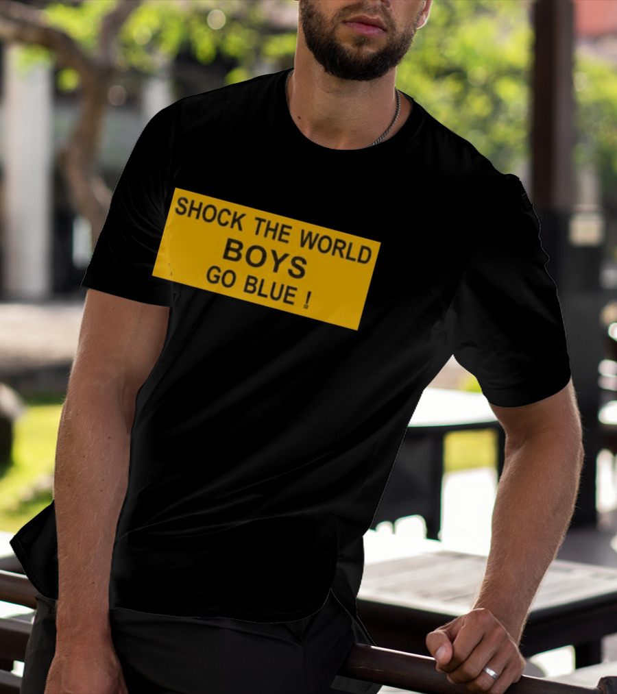 Shock The World Boys Go Blue T-Shirt