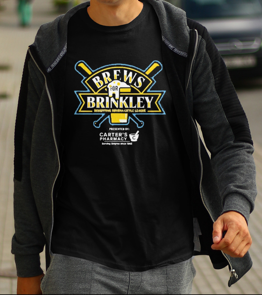 Brews For Brinkley Supporting Smyrna Little League Presented By Carter's Pharmacy T-Shirt