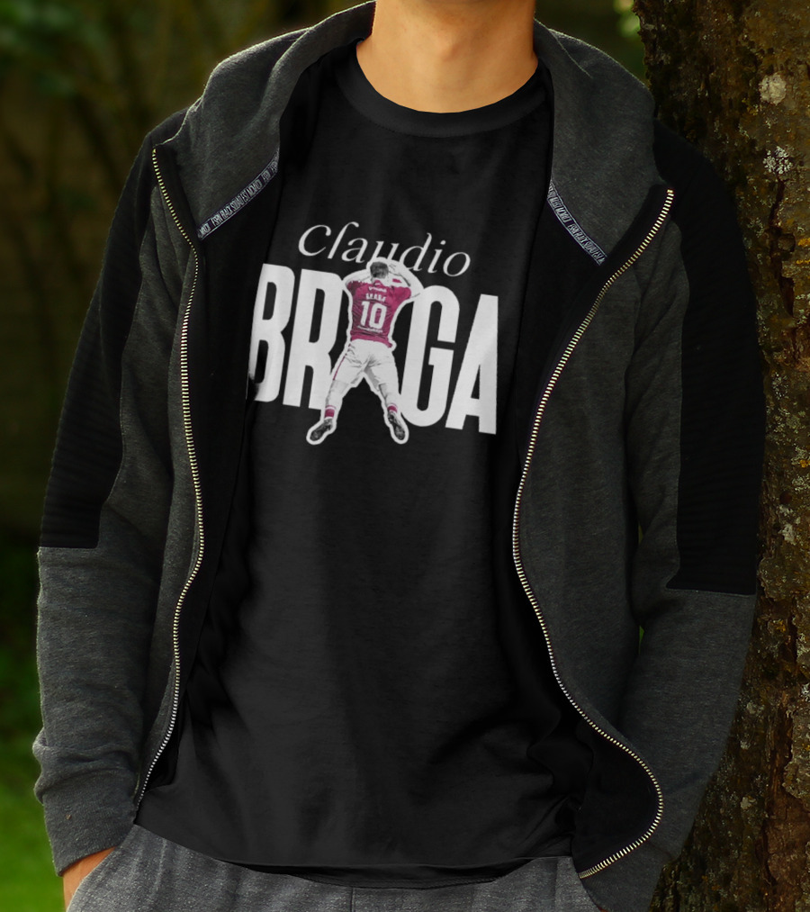 Cláudio Braga 10 Midlothian Football Club Player T-Shirt