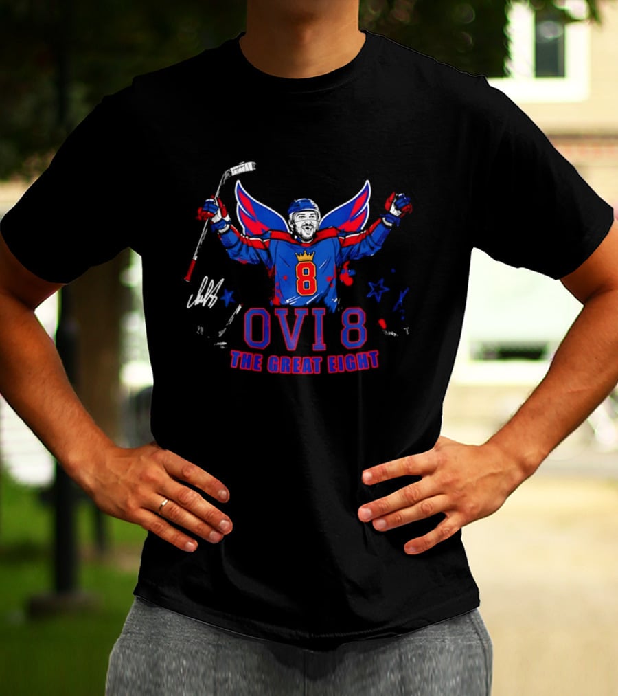 Ovi 8 The Great Eight Washington Capitals Alexander Ovechkin T-Shirt
