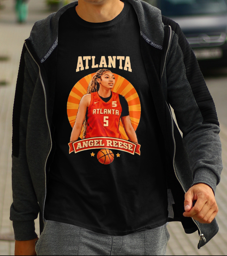 Atlanta Angel Reese Basketball T-Shirt