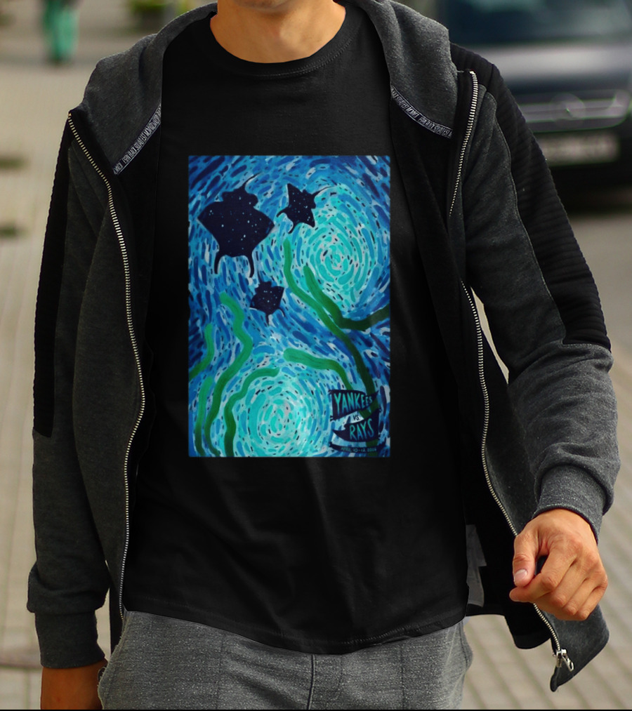 Yankees Vs Rays April 10 12 2026 Tropicana Field Ocean T-Shirt