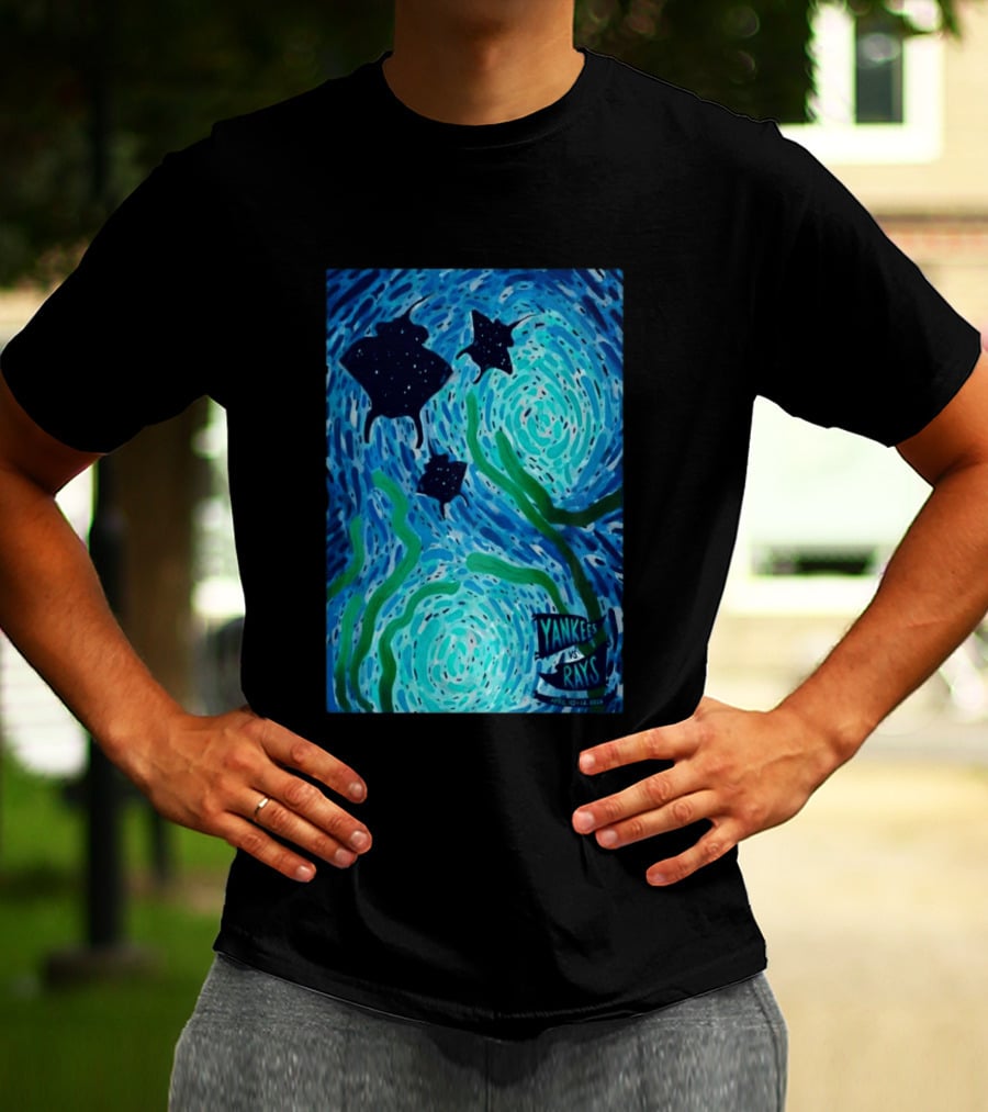 Yankees Vs Rays April 10 12 2026 Tropicana Field Ocean T-Shirt