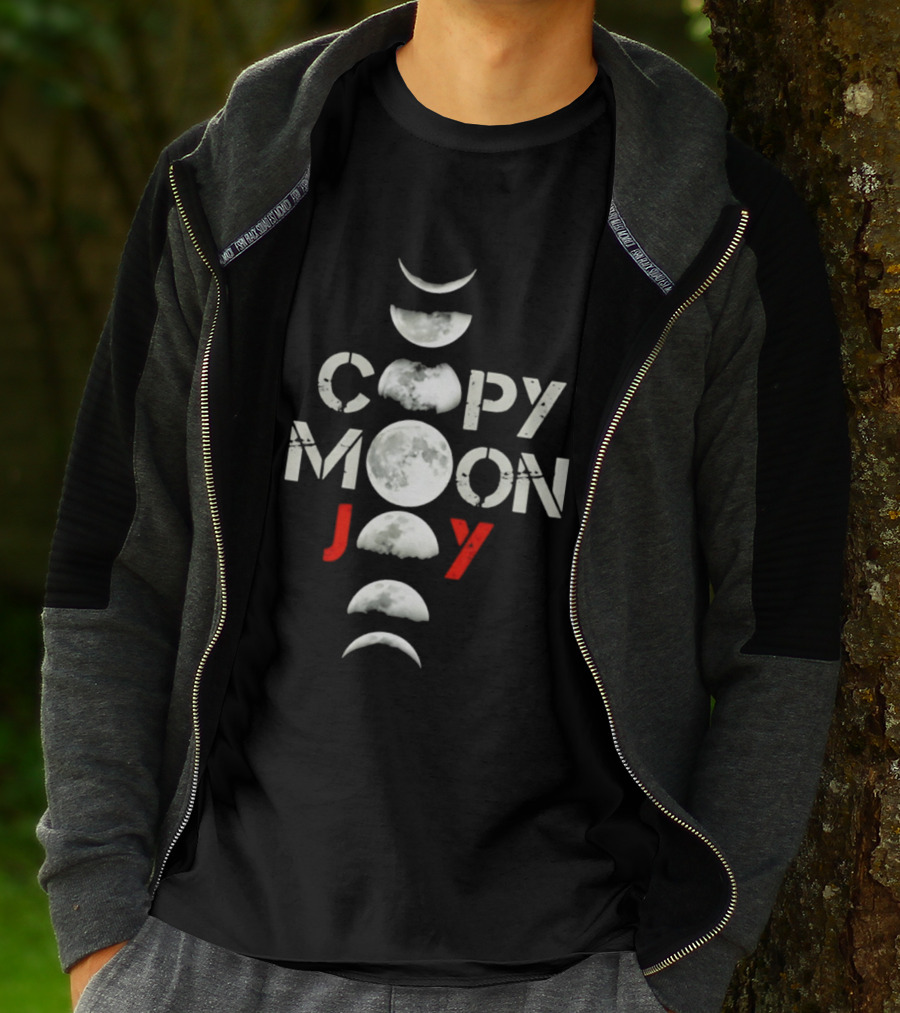 Copy Moon Joy Phases Lunar Cycle T-Shirt