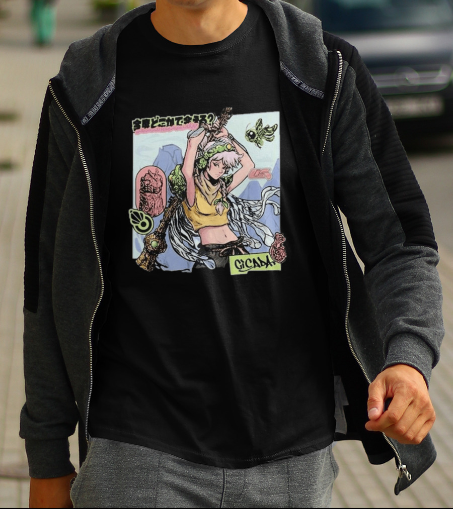 Good Kid Can We Hang Out Tour Cicada Artwork With Manga T-Shirt