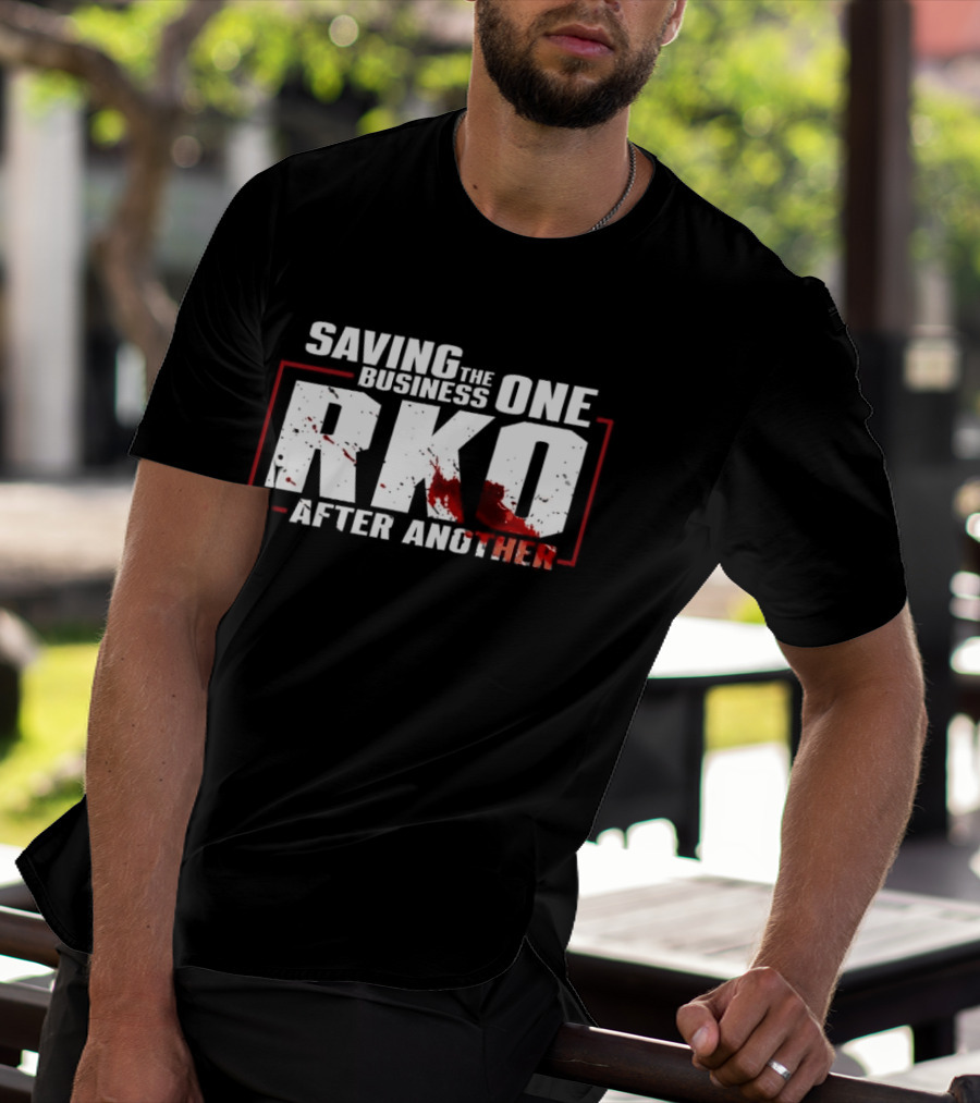 Randy Orton Pat McAfee WWE Saving The Business One RKO After Another T-Shirt