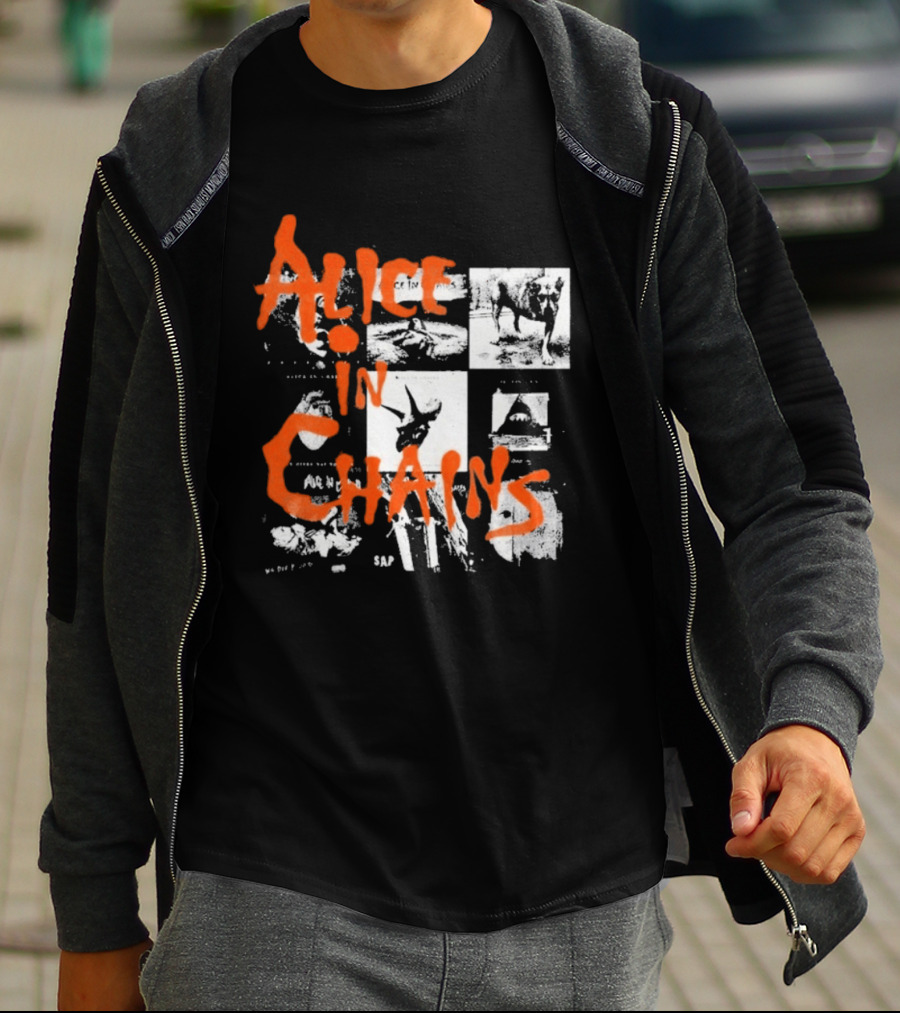 Alice In Chains Grunge Band Album Artwork Compilation T-Shirt