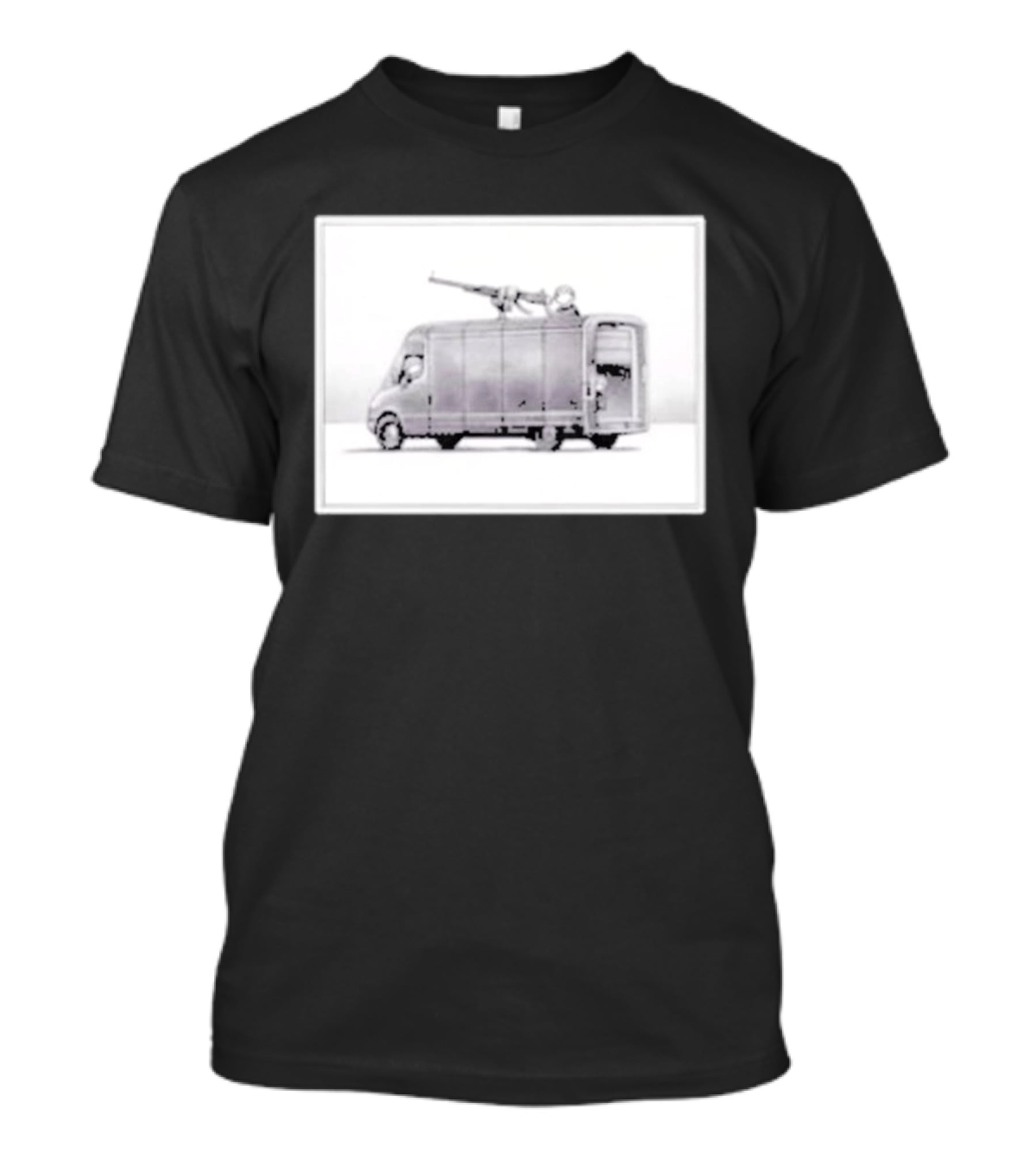Boldy James Manhunt Banksy Inspired Armored Truck Scene T-Shirt