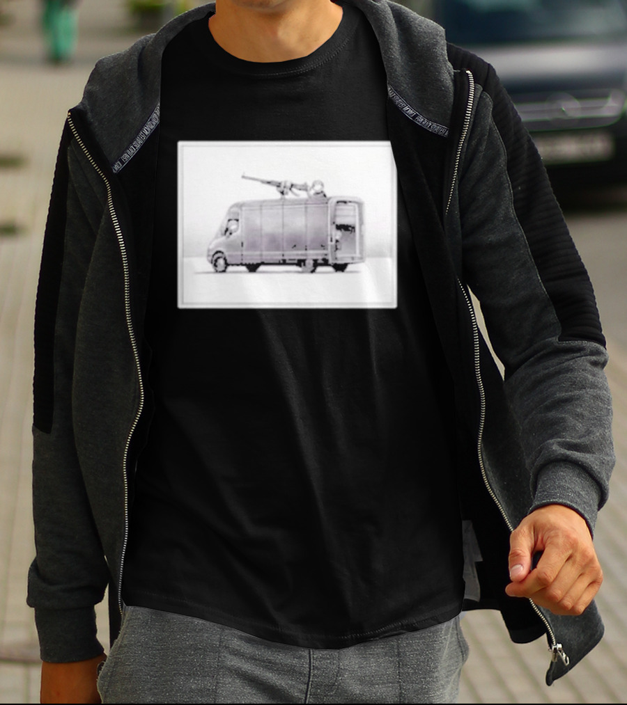 Boldy James Manhunt Banksy Inspired Armored Truck Scene T-Shirt