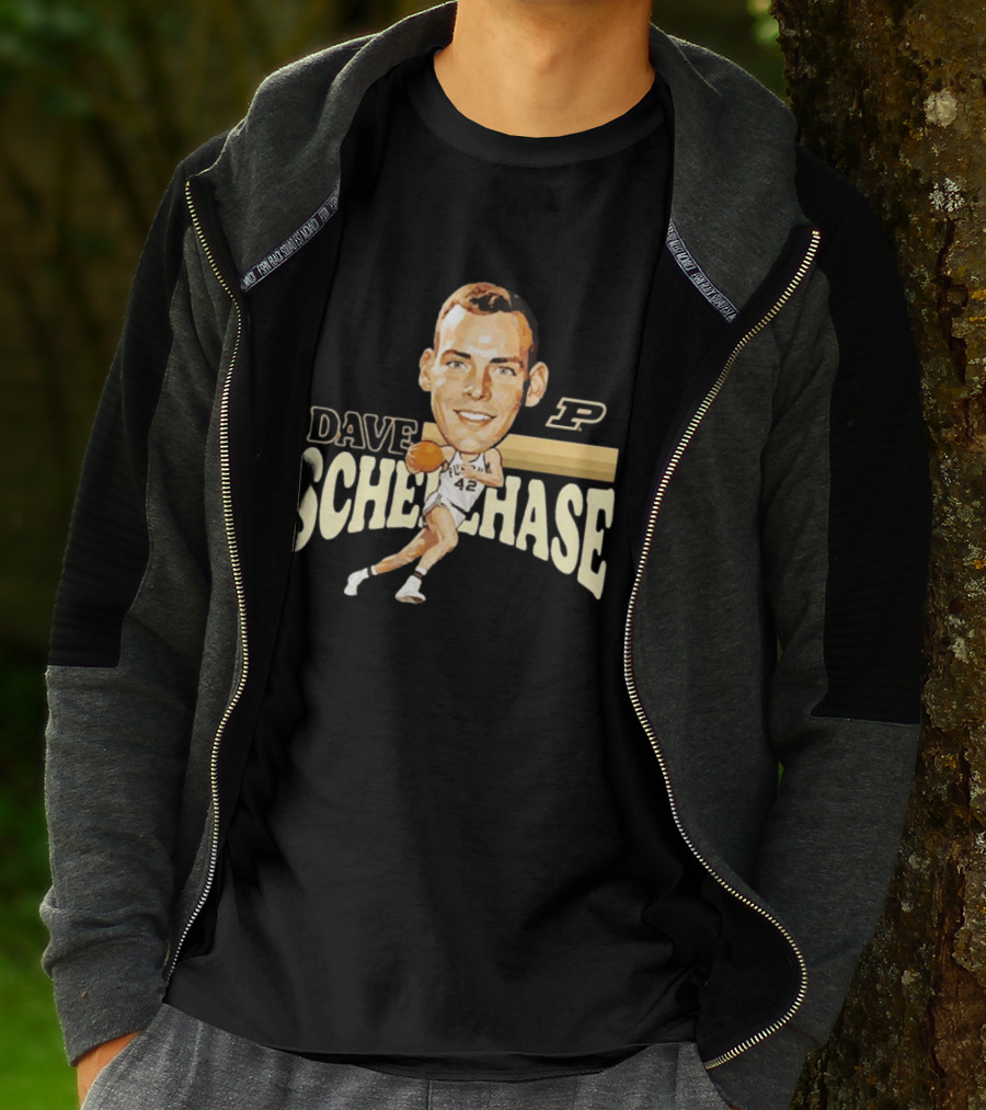 Dave Schellhase Purdue Boilermakers Basketball Legends Caricature 42 T-Shirt