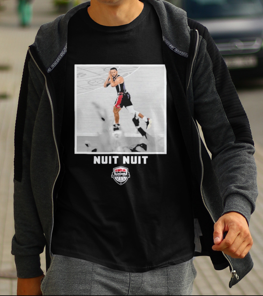 Stephen Curry Nuit Nuit USA Basketball Moments T-Shirt