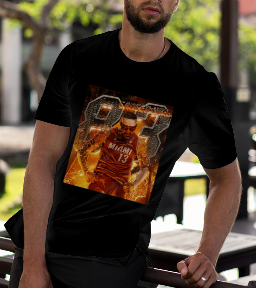 Carrer High 83 Miami Heat Bam Adebayo Goes Nuclear NBA Second Most Points T-Shirt