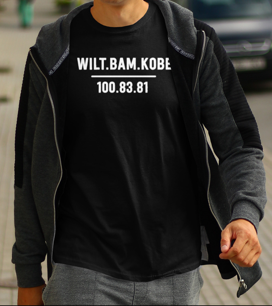 Wilt Bam Kobe 100 83 81 Most Points In NBA History T-Shirt