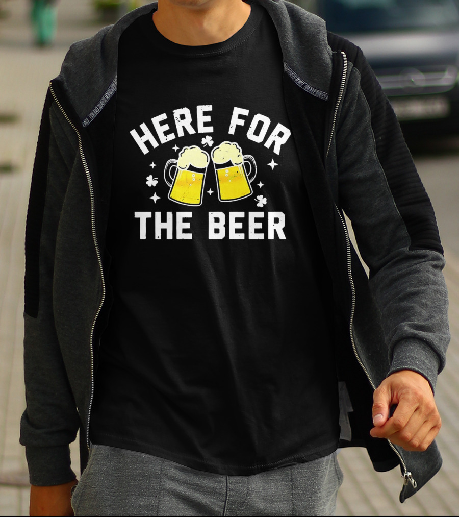St. Patrick's Day Here For The Beer Clovers T-Shirt