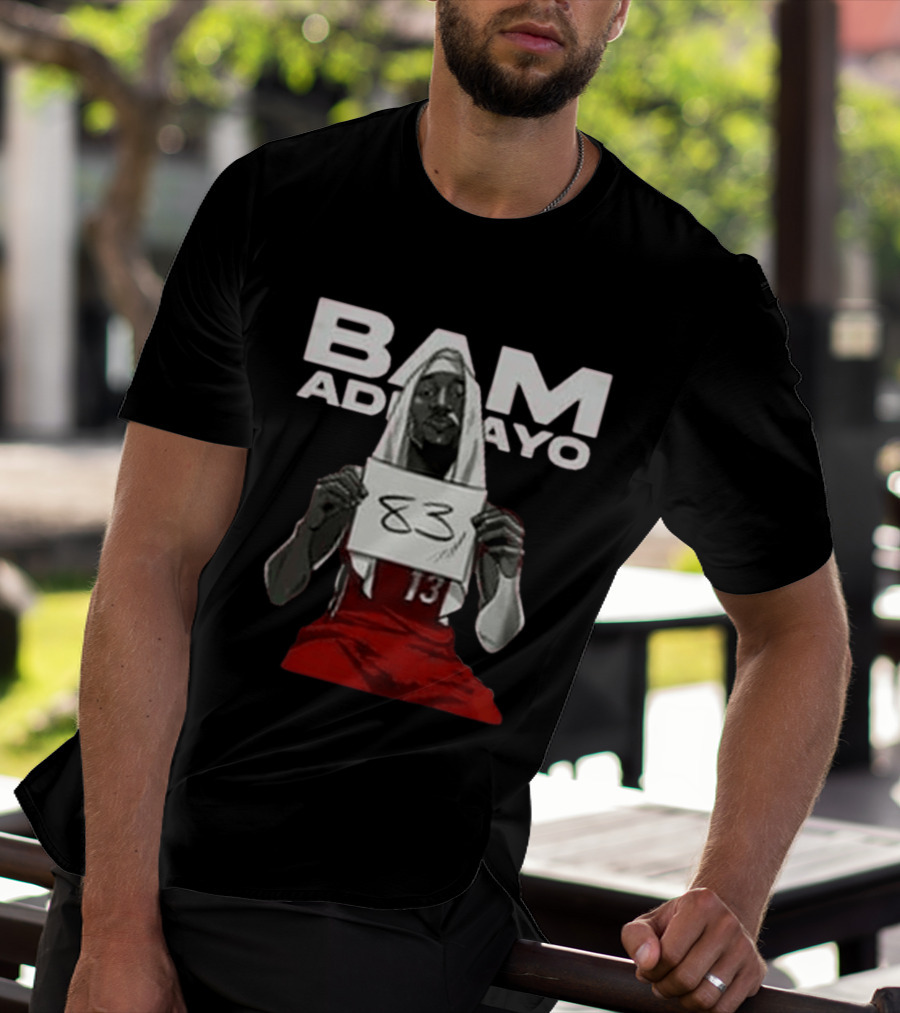 Bam Adebayo Historic 83 Points Miami Performance T-Shirt