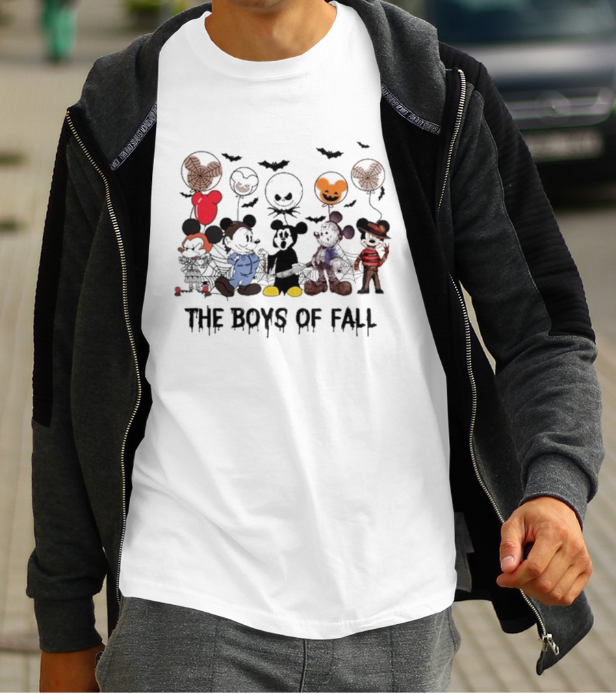 Mickey Mouse Walt Disney Halloween The Boys Of Fall 2024 T-Shirt