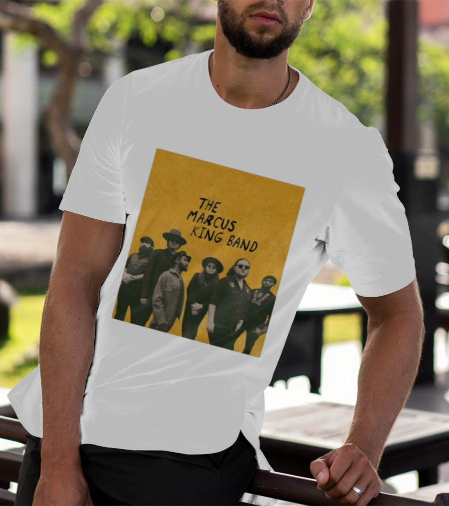 The Marcus King Band Vintage American Tour Group Photo T-Shirt