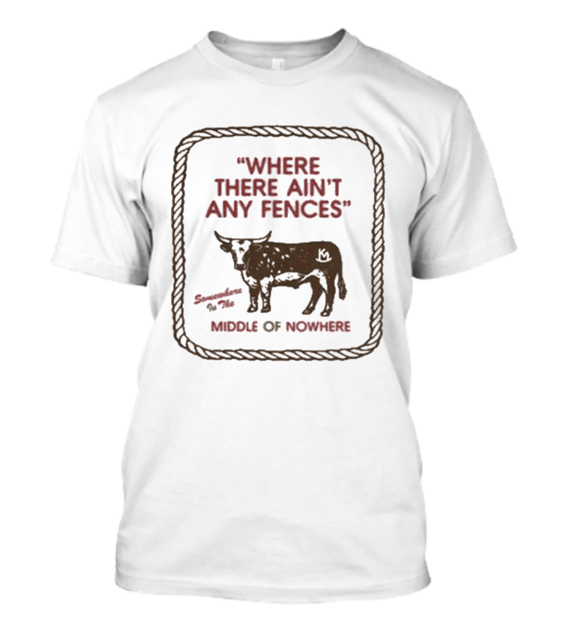 Kacey Musgraves Cattle Where There Ain't Any Fences Middle Of Nowhere T-Shirt