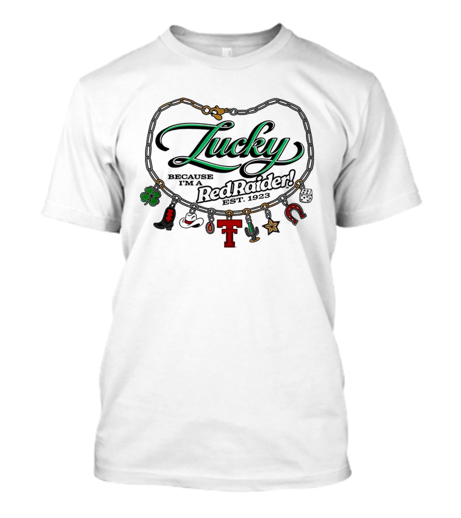 Lucky Charms Texas Tech Red Raiders Est 1923 T-Shirt